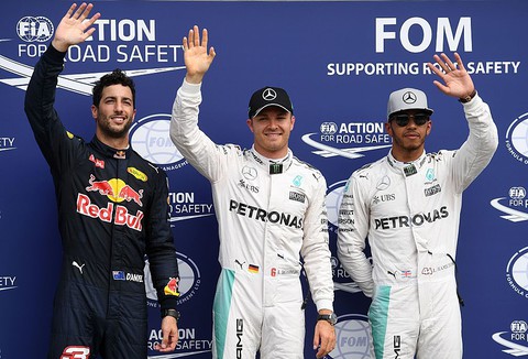 F1: Rosberg wygrał kwalifikacje przed GP Niemiec