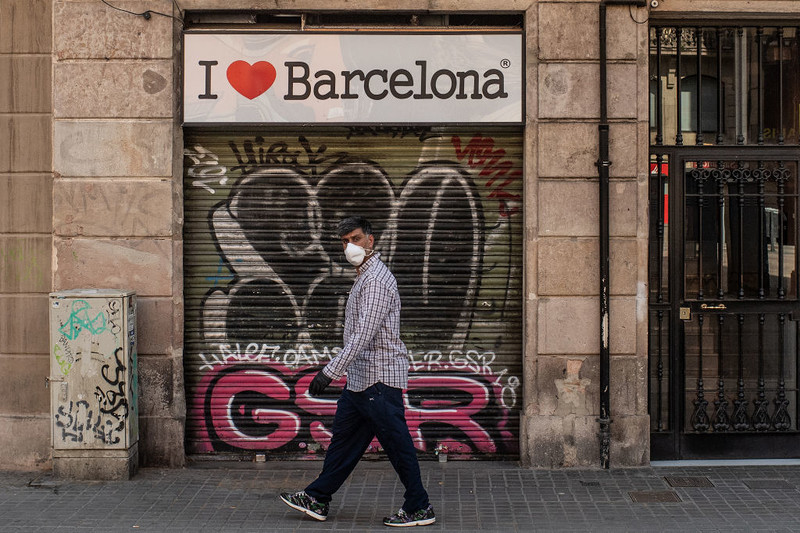 Spain has abolished the requirement to wear protective masks outdoors