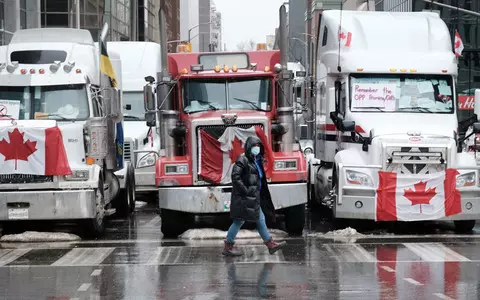 The protests in Ottawa continue. Attacks on the 911 emergency number and an airport blockade