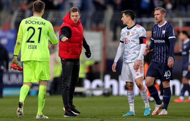 Liga niemiecka: Dwa gole Lewandowskiego, ale wpadka Bayernu w Bochum