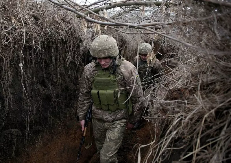 Ministerstwo obrony Wielkiej Brytanii pokazało mapę możliwego ataku Rosji na Ukrainę