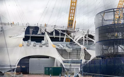 O2 arena to remain closed until Friday after Storm Eunice shreds roof