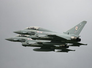 RAF Typhoons scrambled to Russian bombers
