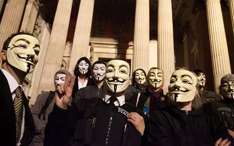 The group Anonymous blocked some government websites of Russia and Belarus