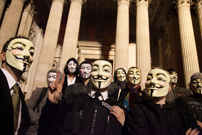 The group Anonymous blocked some government websites of Russia and Belarus