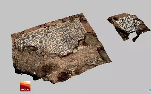 A nearly 2,000-year-old Roman mosaic has been discovered in central London