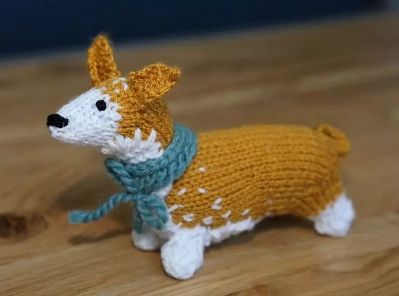 Knitted corgis are being hidden around London for the Platinum Jubilee