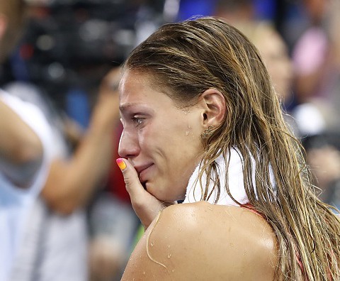 Rosyjska pływaczka wygwizdana w Rio