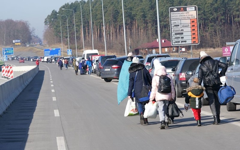 Almost 1.76 million refugees have already entered Poland