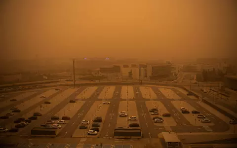 Dust from the Sahara desert has reached the UK. "The sky was orange"