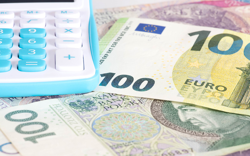 The zloty weakened against the dollar, the euro remains below PLN 4.70