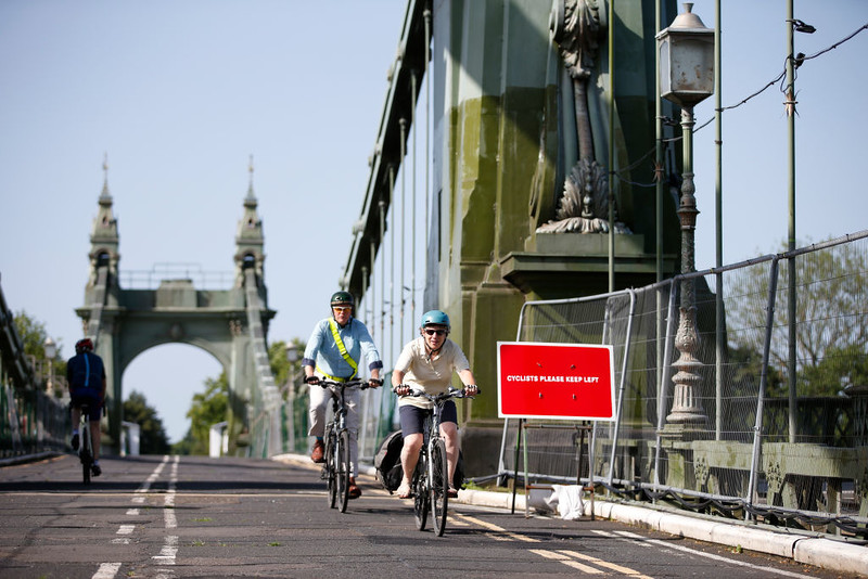 Hammersmith Bridge to remain partially open to cyclists and walkers