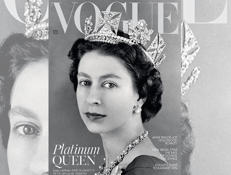 Queen to grace the cover of British Vogue for the first time in Platinum Jubilee special
