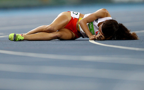 Ennaoui  of Poland got through to women 1500m semis in Rio