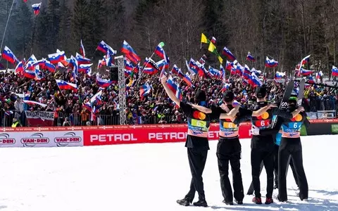 Ski jumping World Cup:  Poland fourth in the team competition in Planica, Slovenia wins