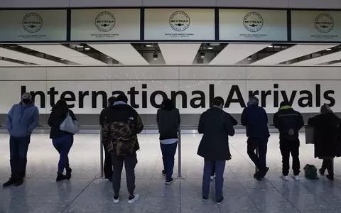 Passengers stuck in long queues at Heathrow Airport