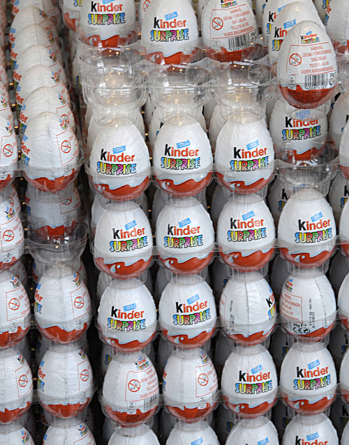 Around 40 children under five suffer salmonella poisoning from Kinder eggs
