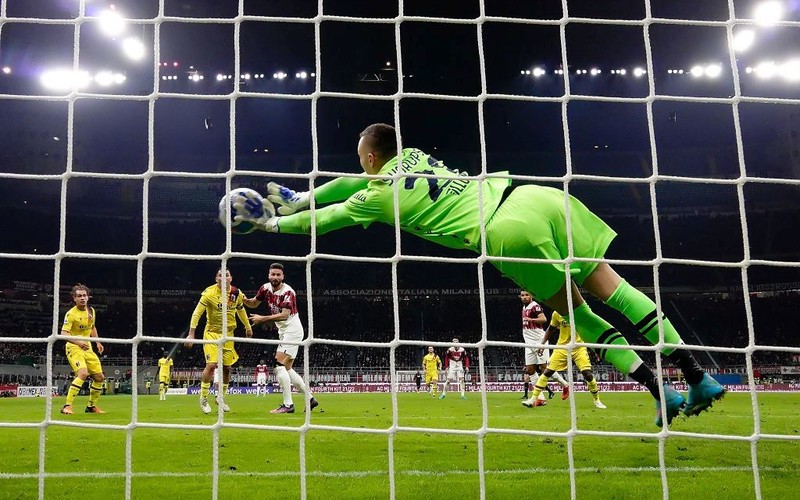 Serie A: Skorupski did not miss a goal at San Siro in the match against the leader