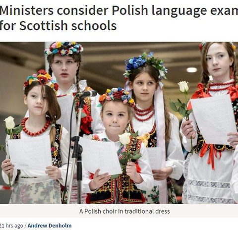 Szkocja rozważa wprowadzenie nauki języka polskiego do szkół