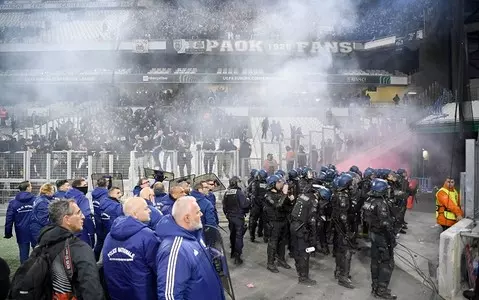 Police arrested 13 people after the match in Marseille