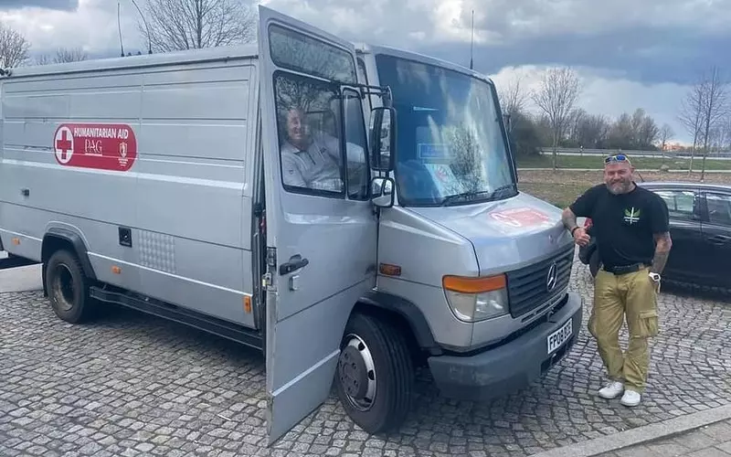 Thanks to the Poles from Gloucestershire, bulletproof bank vans will deliver aid in Ukraine