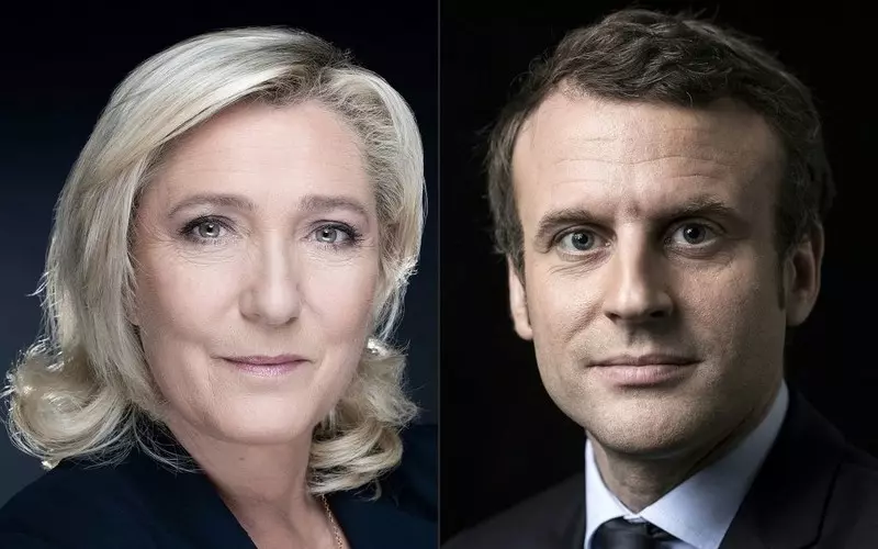 Wstępne wyniki wyborów we Francji. Macron i Le Pen zawalczą w drugiej turze