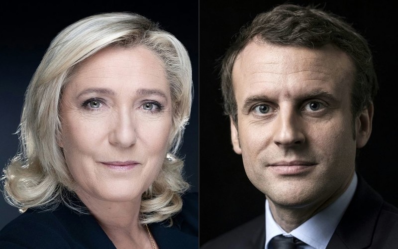 Preliminary results of elections in France. Macron and Le Pen will fight in the second round