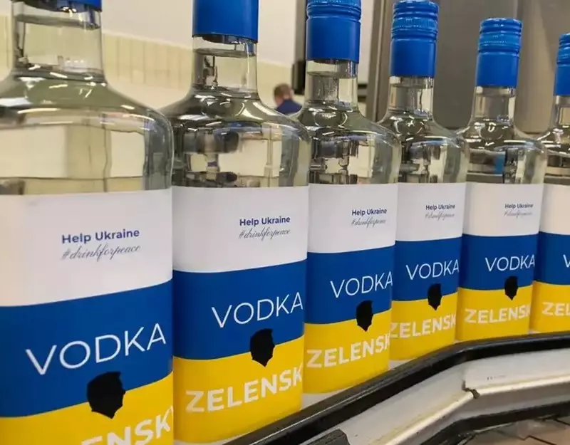 Vodka Zelensky na sklepowych półkach w UK. Jej zakup wspiera Ukrainę