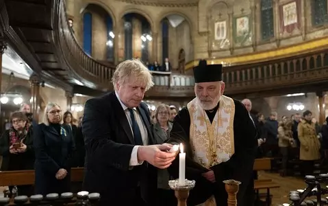 UK PM Boris Johnson speaks in Ukrainian language during his Easter greetings