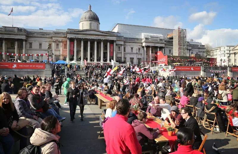 Obchody St George's Day wracają na Trafalgar Square