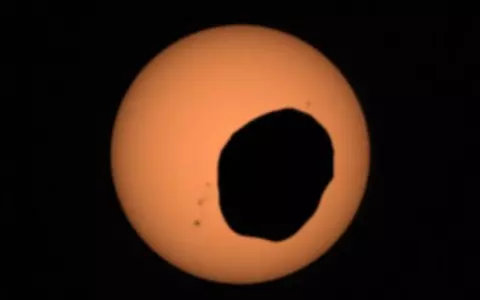 NASA shown video of solar eclipse on Mars