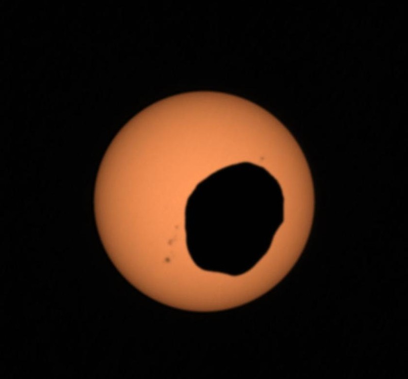 NASA shown video of solar eclipse on Mars