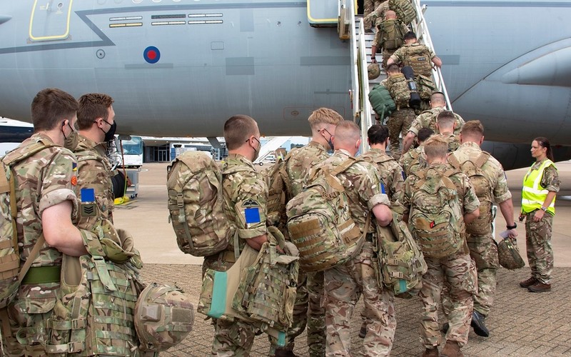 Britain will send 8,000 troops to Eastern Europe for exercises