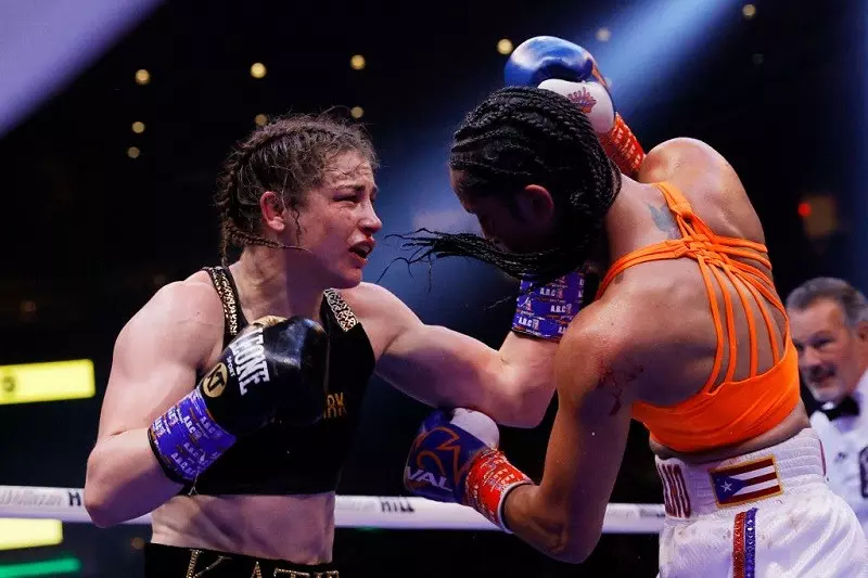 Katie Taylor beats Amanda Serrano at biggest-ever fight in women's boxing history