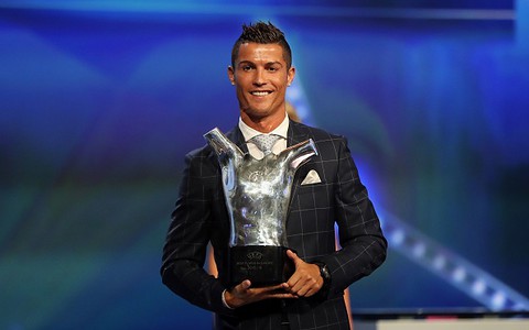 Cristiano Ronaldo beats Gareth Bale and Antoine Griezmann to UEFA Best Player in Europe award 