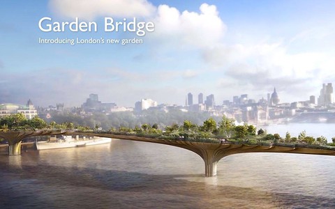 Garden Bridge gets a boost with £9m state backing