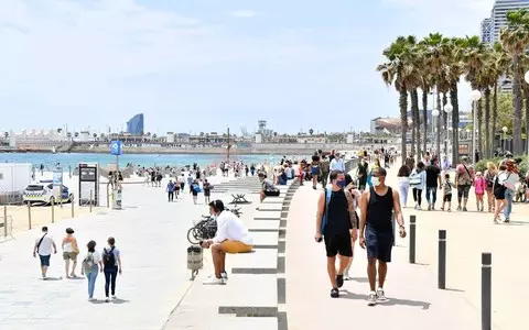 Eight times more tourists in Spain in March than a year ago