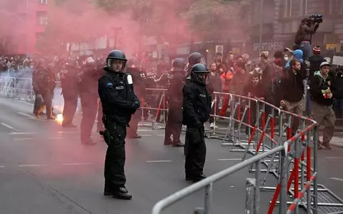 Berlin prepares for demonstrations to mark anniversary of signing of German surrender in WWII