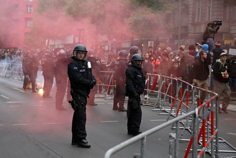 Berlin prepares for demonstrations to mark anniversary of signing of German surrender in WWII