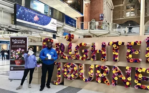 Railway stations to display flowers to boost passengers’ mental health