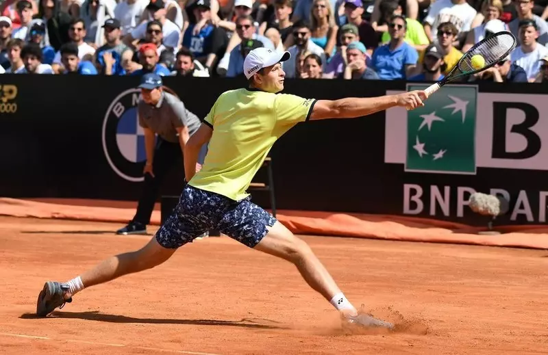 Turniej ATP w Rzymie: Hurkacz wyeliminowany również z debla
