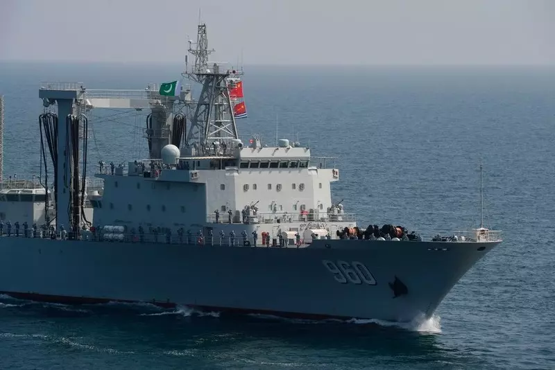 A Chinese spy ship has entered Australian waters. "This is an aggressive action by Beijing".