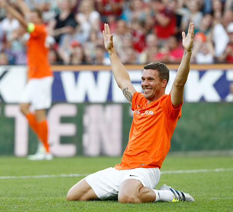 Podolski's farewell to come vs. England 