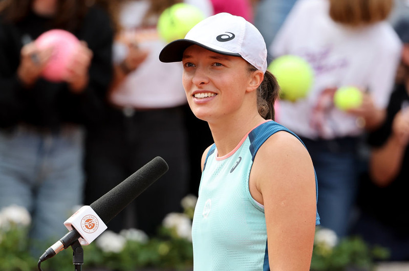 French Open: Even on days without a match, Swiatek doesn't have much free time