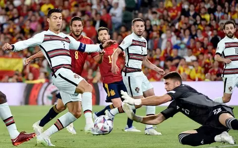 Portugal draws at Spain, Haaland scores in Nations League