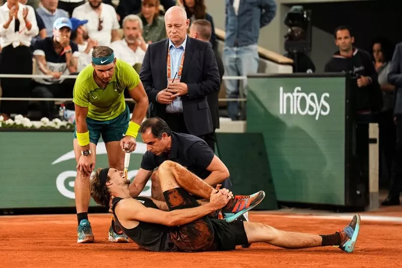 French Open: Rafael Nadal w finale. Zverev opuścił kort na wózku