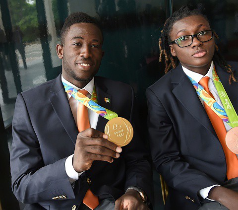 Ivory Coast Olympic medallists Cisse and Gbagbi given houses