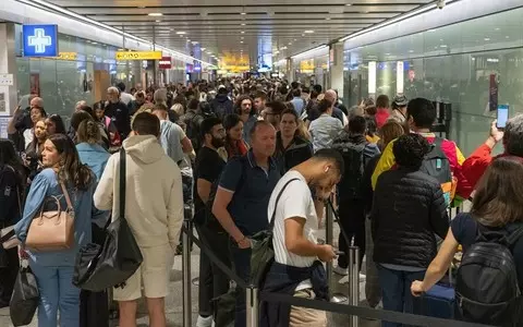 Giant congestion at European airports