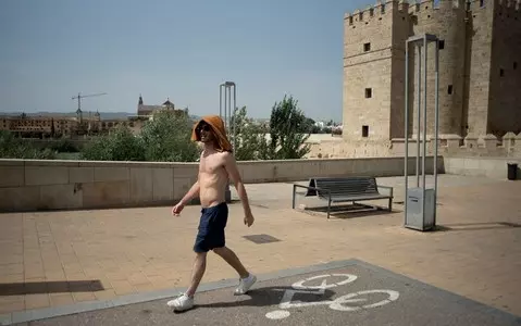 In Spain there is an unusual heat wave with temperatures up to 43 degrees Celsius