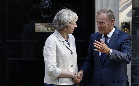 Premier May rozmawiała z Tuskiem o Polakach w Wielkiej Brytanii